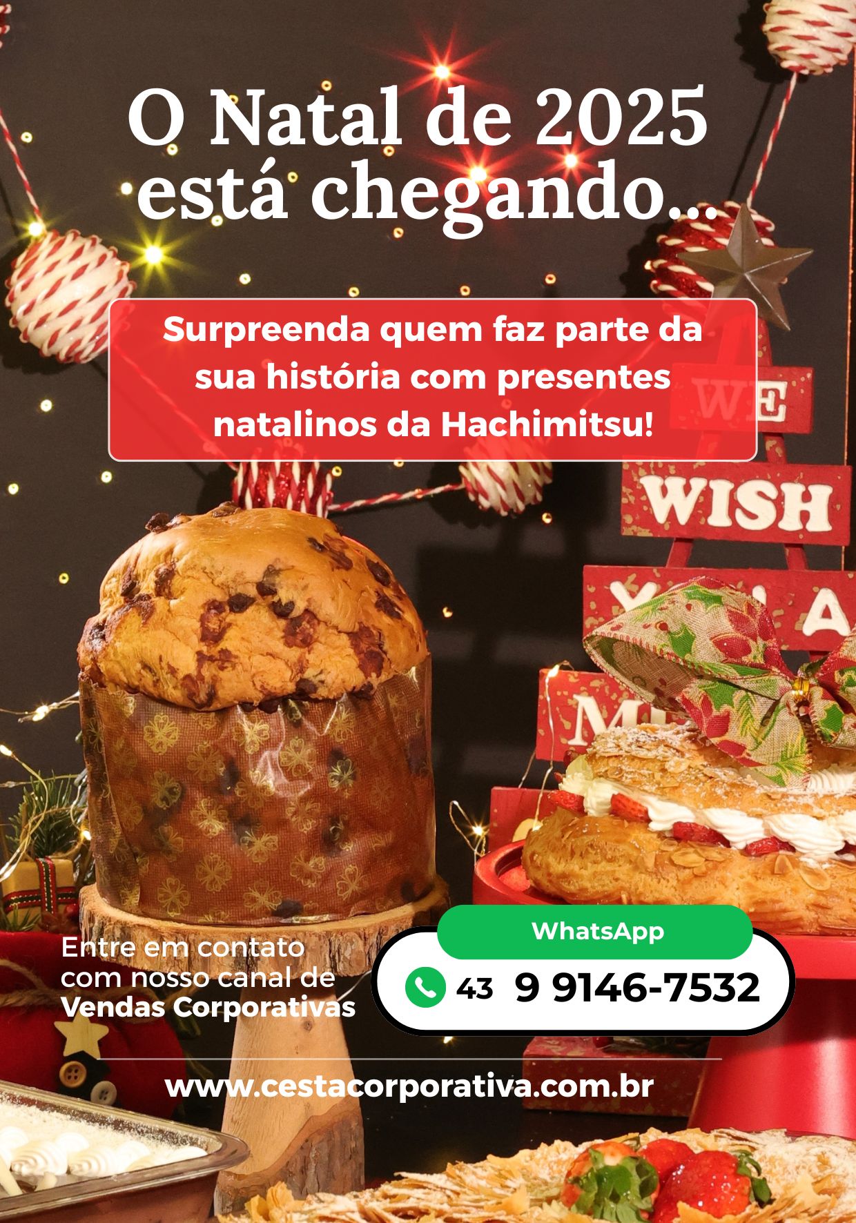 Banner Cesta Corporativa - Natal de 2025 está chegando